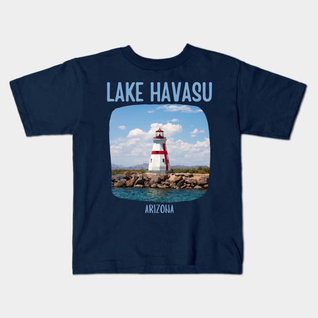 Lake Havasu Arizona Kids T-Shirt by soulfulprintss8